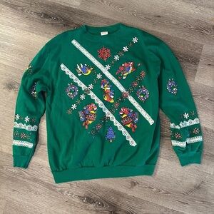 Vintage Christmas on mainstreet crewneck